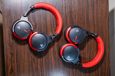 MOVSSOU E7 Noise Cancelling Bluetooth Wireless Over-Ear Headphones