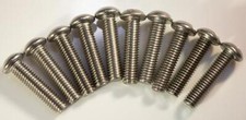 M6 x 1.0 x 60mm 18-8 Stainless Steel Button Head Metric Bolts (Qty 10)