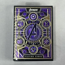 Marvel Avengers Infinity Theory 11 Premium Deck Playing Purple Foil Cards New