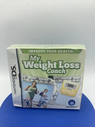 Nintendo DS My Weight Loss Coach w/ Pedometer Game New Sealed