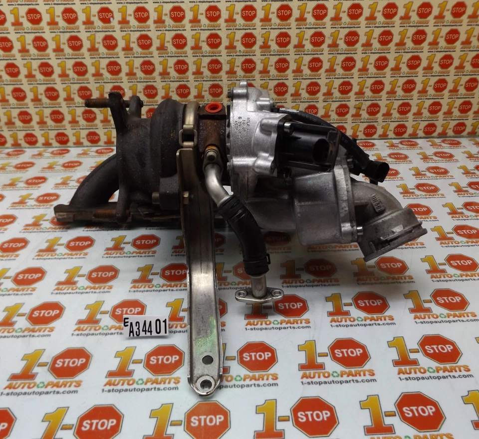 Turbocompresor Volkswagen CC 2009-2012 con colector de escape 06J-145-713-K OEM Foto 3 de 4