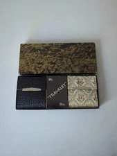 Vintage Mr & Mrs Travalet Travel Cosmetic Vanity Cases Clippers Tweezers