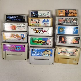 Super Famicom SFC  Cartridges Games LOT of 14. Preowned. ~US SELLER Fast ship