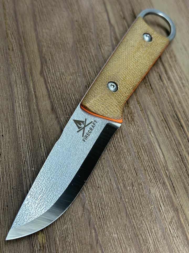 White River Firecraft Puukko Fixed Blade Knife Micarta (3.7" Scandi SW