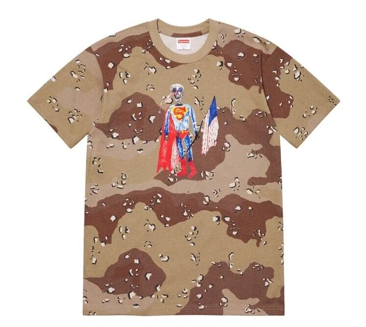 T shirt camouflage à puce SUPREME SS'21 