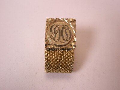 DO Monogram Initial SINGLE Vintage ANSON Cuff Link replacement lost/broken zm55