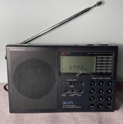 Radio Shack DX-375 AM FM SW Stereo Receiver Cat No 20-212A SWB ...