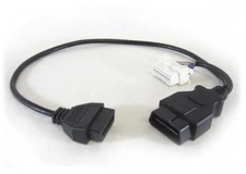 OBD2 Y Splitter Cable Snap In Mount OBDII Fits 96-up Toyota Mazda Nissan GPS 