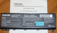 Original TOSHIBA Akku PA3420U-1BRS 4300mAh f. Portege & Dynabook Series NEU 90€