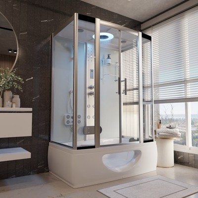 Duschtempel Komplettdusche Fertigdusche Duschkabine Dusche Badewanne Wanne Radio