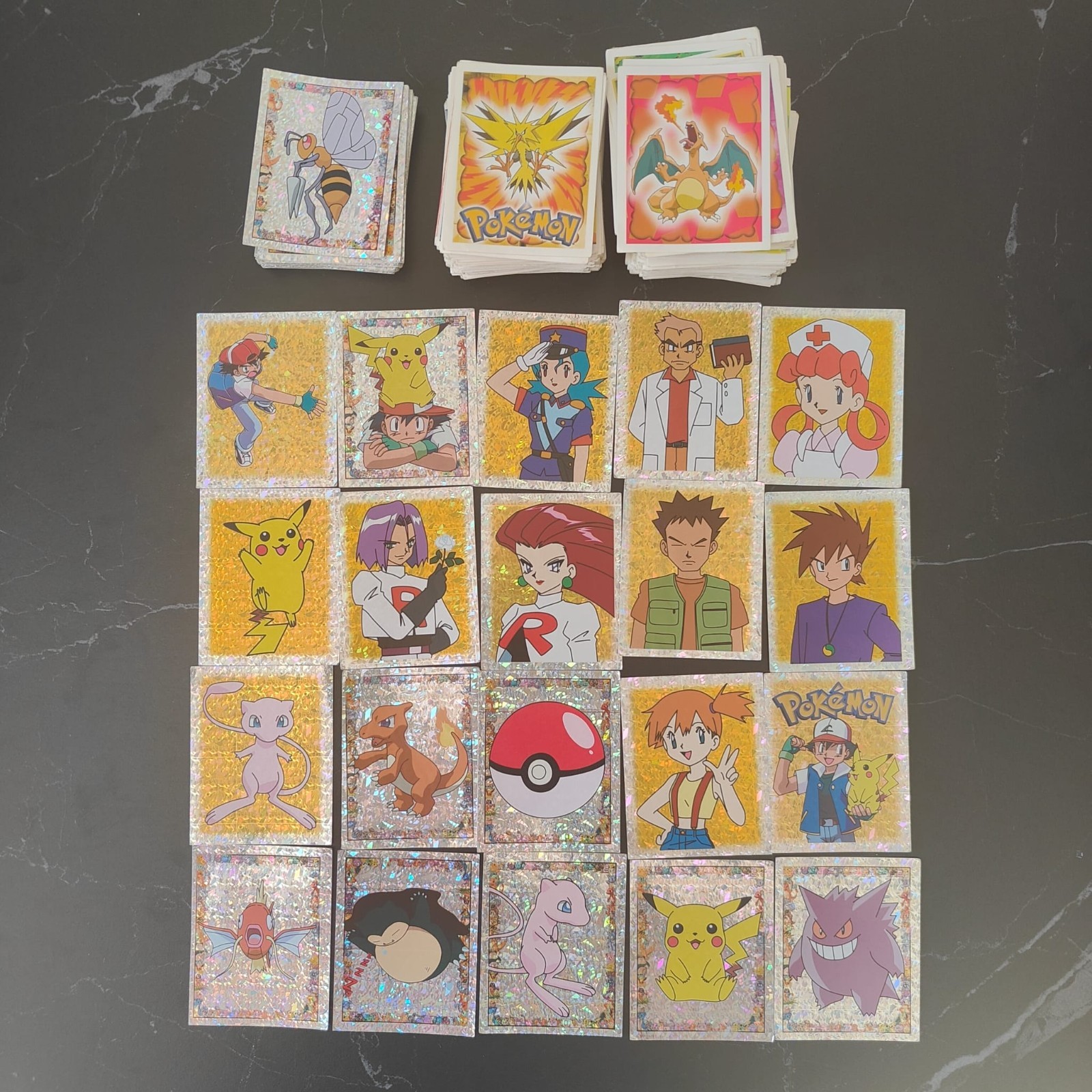 Mega Lotto Figurine Pokémon Merlin Collections 2000 - 55 Holo + 259 Base / Retro