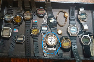 Watch Lot For Parts Mixed Lot Digital/Analog Watches Vintage And up