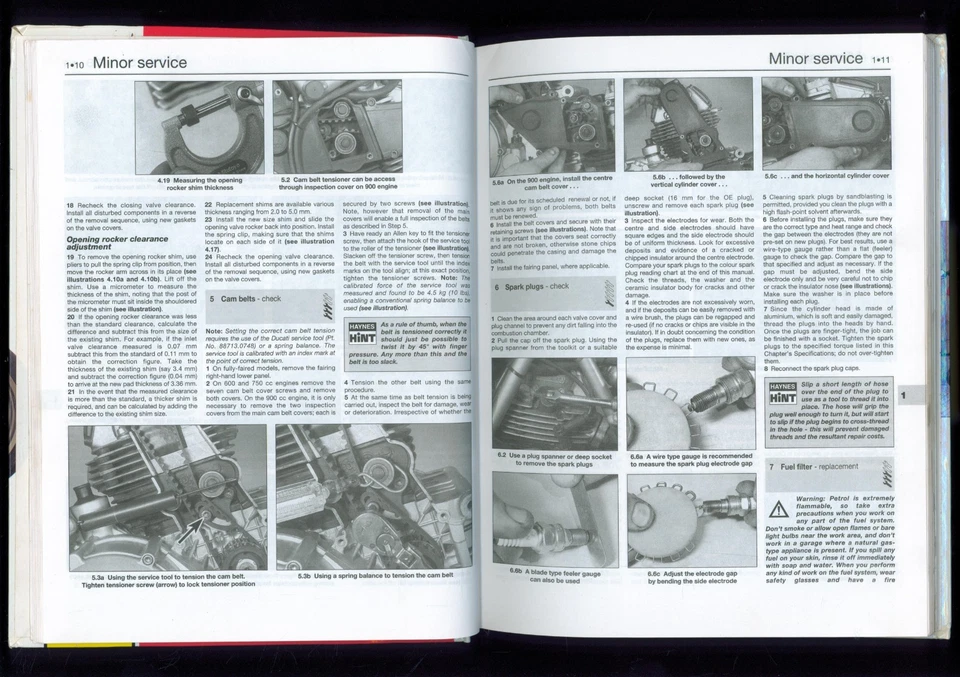 Libro manual Ducati 900 750 600 Haynes (91-96) SS SL Monster Super Light FW63 Foto 4 de 4