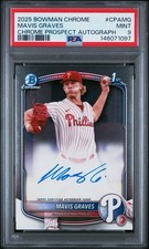2025 Bowman Chrome Prospect Auto Mavis Graves #CPA-MG