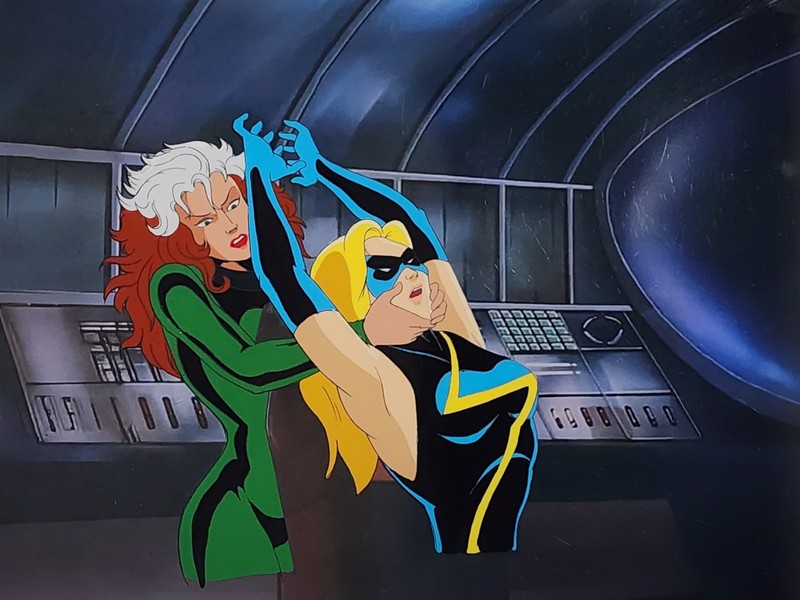 1994 X-Men Animated Series Rogue Miss Marvel Animation Cel Ssn 2 A Rogue's Tale