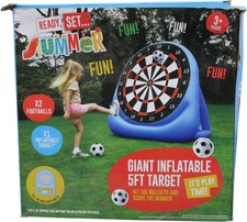 Kids Giant Inflatable Target Inflatable Football Kicking Dart Board Game 5ft.