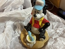 Figurine porcelaine ours dessin animé bière Hamm's