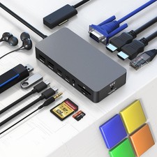 Surface Dock Triple Display 12 in 1 Surface Pro Dock Station