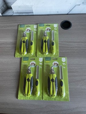 pecute Profi Hund Nagelknipser + Nagelfeile 2 in 1 Set, 4er Pack, Angebot