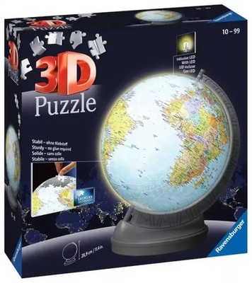 Puzzle-Ball Świecący globus 540 elementów - Ravensburger