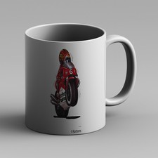 Kartoons Koolart Mug   Yamaha Max Biaggi Red / Livery 235