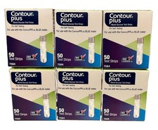 300 Contour Plus Test Strips Exp 6/27 89.99 FR SHIP