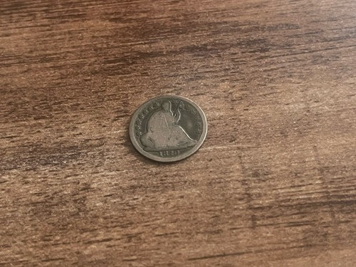 1840 o seated liberty half dime