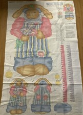 Cotton fabric panel, Somebunny Door Hanging Daisy Kingdom bunny rabbit 58" x 36”