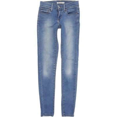 Levi's 710 Super Damen Jeans blau Skinny Slim Stretch W24 L30 (77816)
