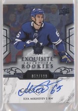 2019 Ice Exquisite Collection Platinum Rookies Signatures Ilya Mikheyev Auto a2v