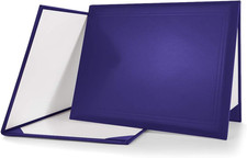 8.5"x11" Smooth Padded Diploma Cover Certificate Holder Purple,1-Pack