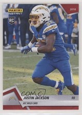 2018 Panini Instant NFL AFC Wild Card /62 Justin Jackson #262 Rookie RC 0w0. rookie card picture