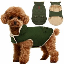 Warm Dog Winter Coat, Waterproof Dog Coat for Cold Weather, Fleece Dogs Jacke...