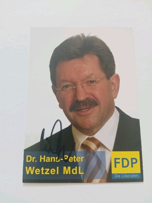 Dr. Hans-Peter Wetzel - Landtag Baden-Württemberg - FDP - 2010 - original...
