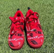 Heelys Pro 20 Prints Red/Black/White Wheel Sneakers Youth US 2