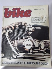 BIKE Magazine Aug 77  OGRI Kawasaki Z1 Turbo kit & Harley Sportster