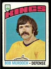 1976-77 Topps #74 Bob Murdoch - Los Angeles Kings (Low Grade)