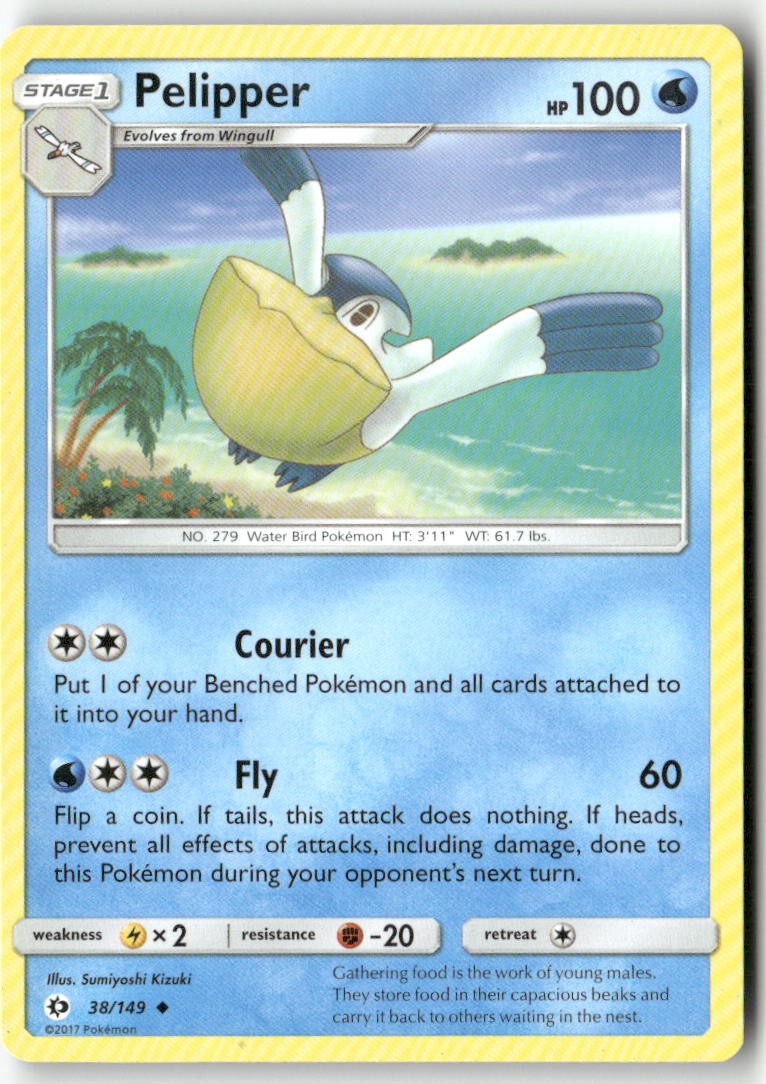 Pelipper [SM01 - 38/149] Uncommon SM Base Set EN LP