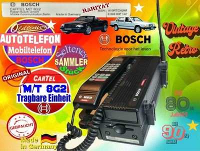 Autotelefon BOSCH CarTel M/T 8G2 Oldtimer Mobiltelefon,Konvolut Retro 80/90er J.
