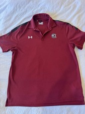 Under Armour Mens Polo Shirt Short Sleeve South Carolina Gamecocks USC XL Loose
