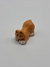 Vintage Micro Miniature Galoob Pound Puppy Cat figure 1998 Rare HTF