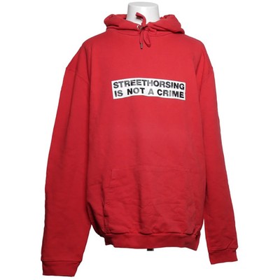 WeSC, Kapuzenpullover, Größe: XXL, Rot, Baumwolle, Print, Herren #XL0