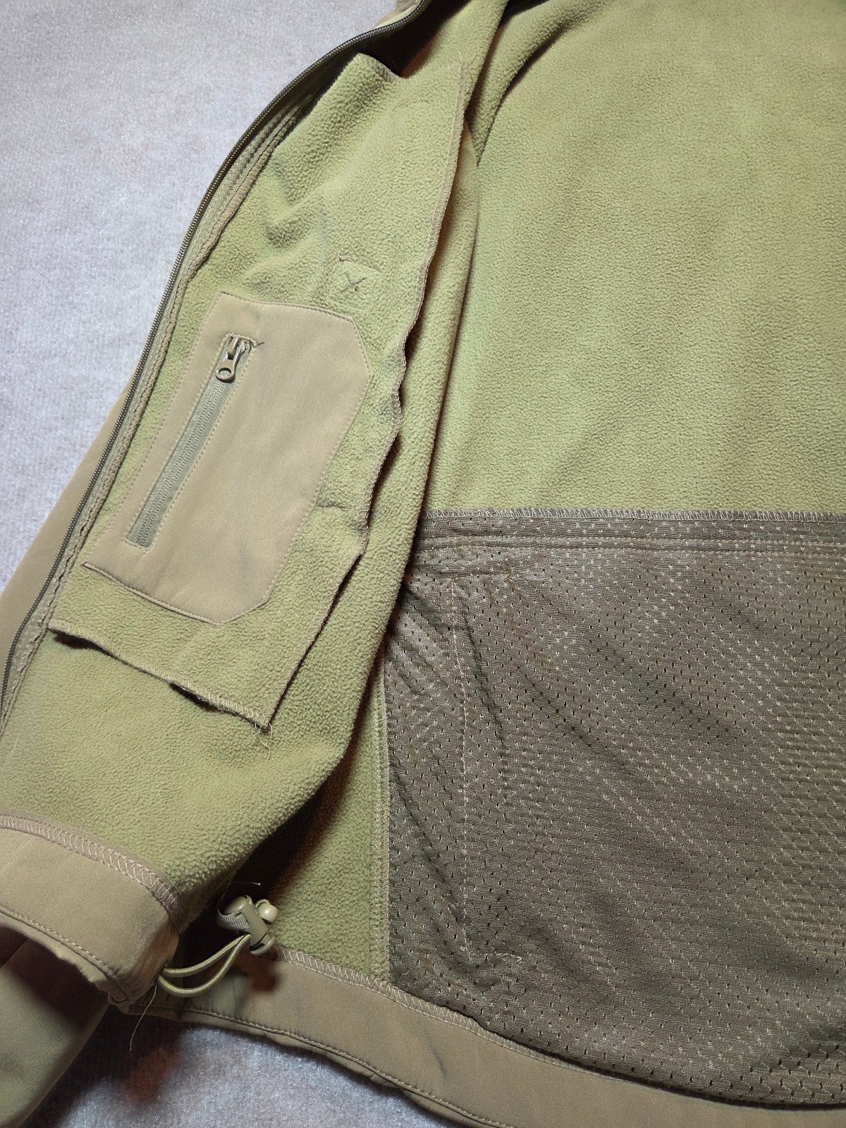 Rothco Jacket Tan Tactical Soft Shell Hooded Flee… - image 5