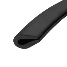 Edge Trim U Seal Black PVC Fits 3/64"- 5/64"Edge 20 Feet Length