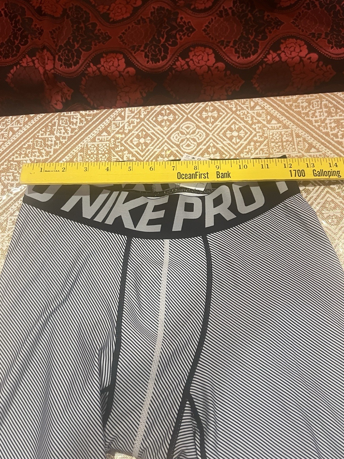 Pre-Owned Nike Pro Hyperwarm Lines Compression Pa… - image 21