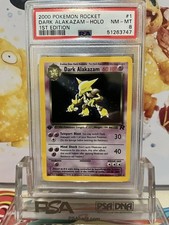 Pokemon TCG 2000 Team Rocket Dark Alakazam Holo 1st Ed #1/82 PSA 8 on eBay