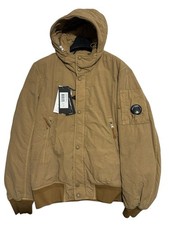 C.P. Company Brown Bomber Jacket 'Lens' Coat Men's Size: Small RRP: £680...