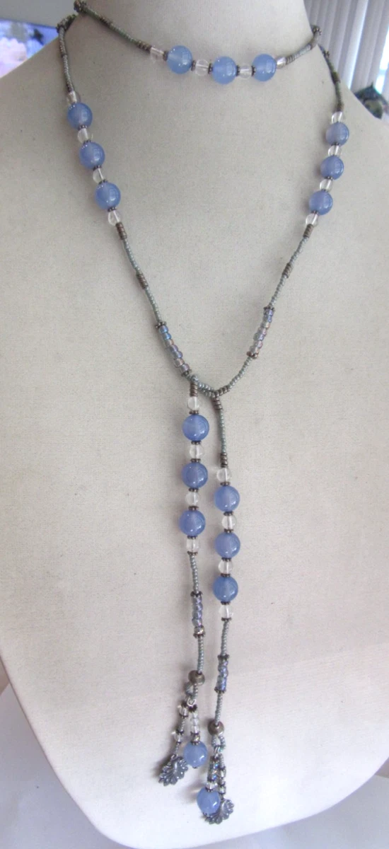 DesignB London - Collana lariat oro con perle e pendente a stella
