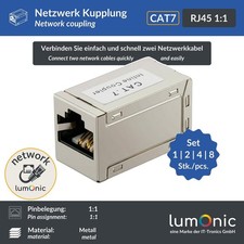 RJ45 Kupplung Set CAT7, 10Gbit/s, geschirmt, ...