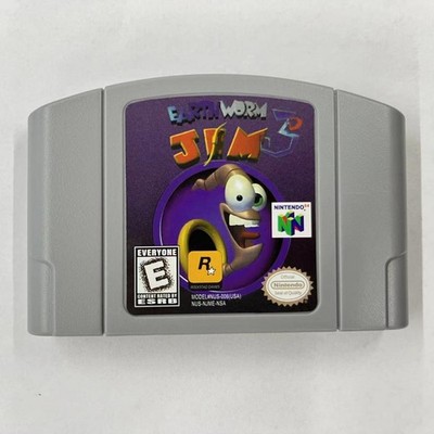 Earthworm Jim 3D - Nintendo 64 (N64) Fully functional Popular title Hard to find